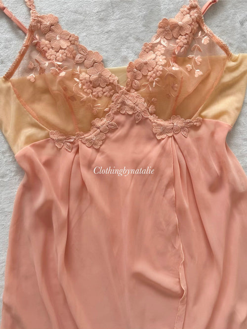 Fairy Orange Chiffon Babydoll Size M