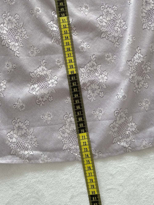 Purple Stretchy Nylon Slip Size S