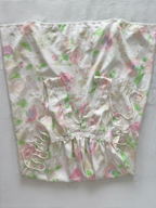 Christian Dior Floral Satin Nightgown Size M