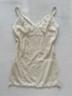 Soft Cream Lace Slip Size S
