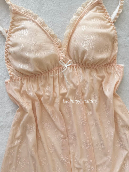 Soft Mesh Orange Babydoll size S/M