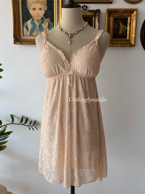 Soft Mesh Orange Babydoll size S/M