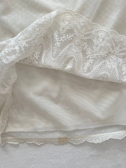 White Fairy Mesh Slip Size S