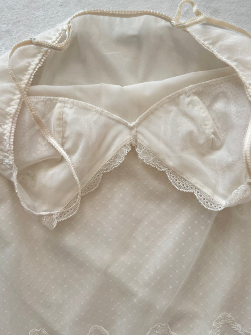 White Fairy Mesh Slip Size S