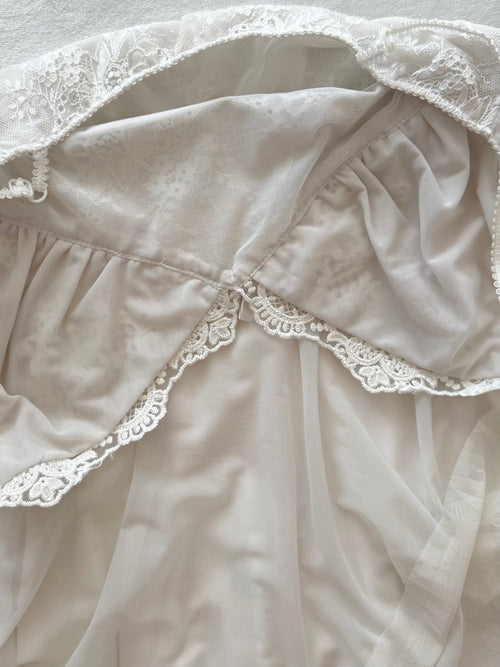 Fairy White Mesh Babydoll Size S