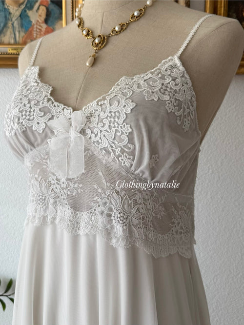 Fairy White Mesh Babydoll Size S