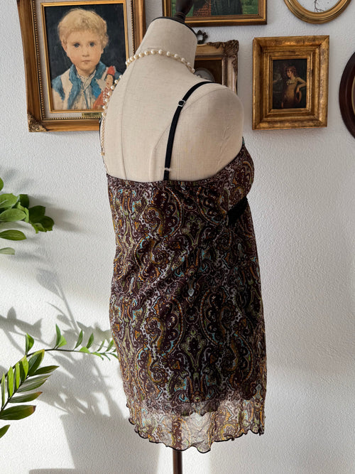 Earthy Brown Babydoll Size S
