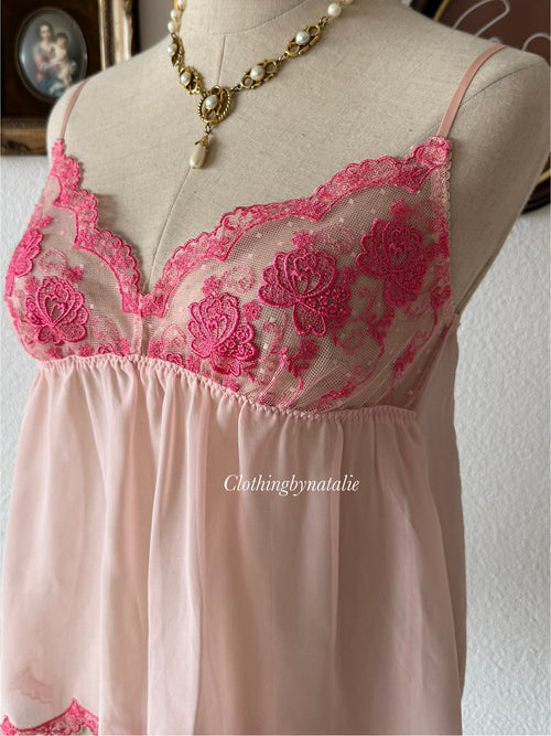 Wacoal Pink Chiffon Cami Size S/M