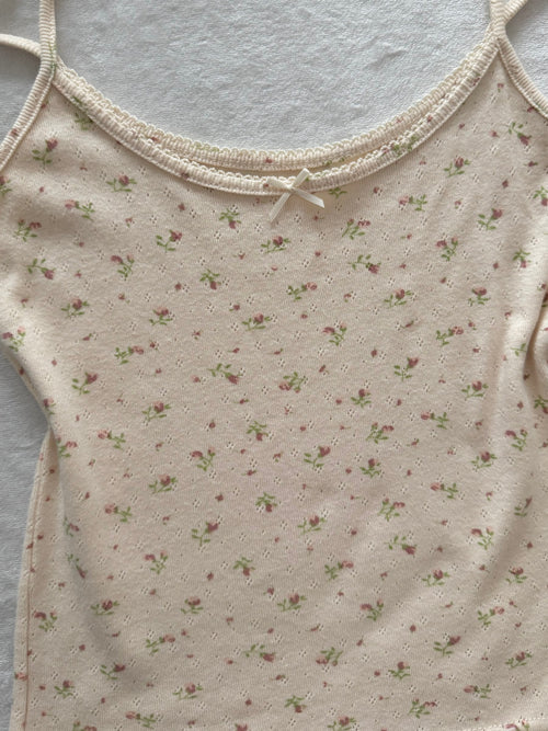 Coquette Floral Knit Cami Size S