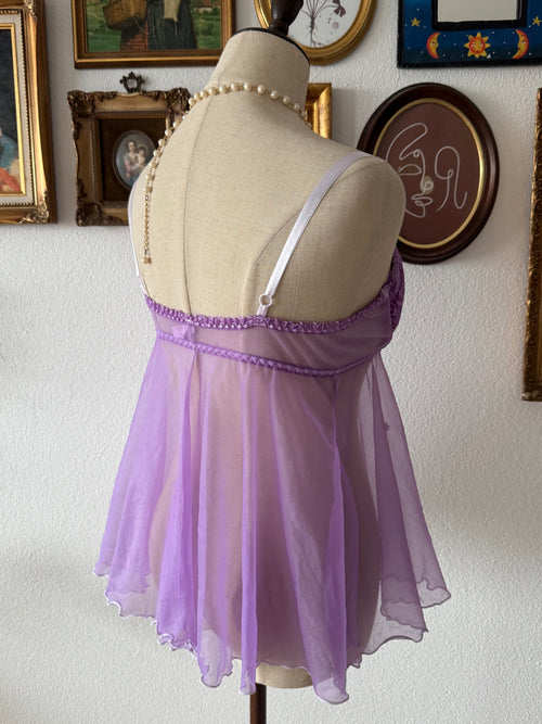 Mayela Lila Chiffon Bustier Size S