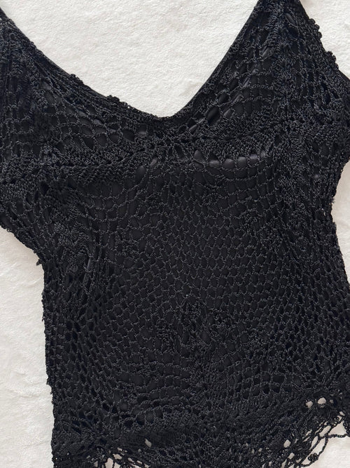 Fairy Black Knit Cami Size S
