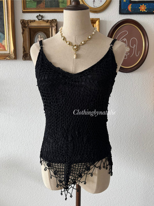 Fairy Black Knit Cami Size S