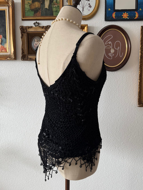 Fairy Black Knit Cami Size S