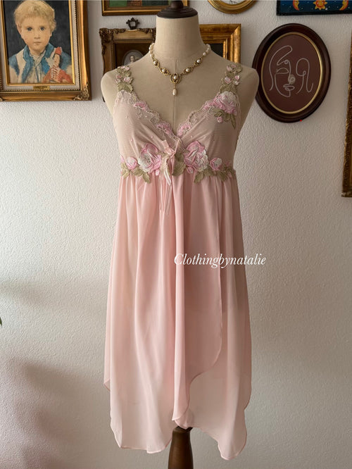 Embroidery Pink Babydoll size M