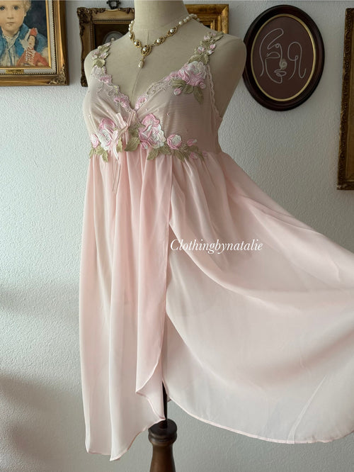 Embroidery Pink Babydoll size M
