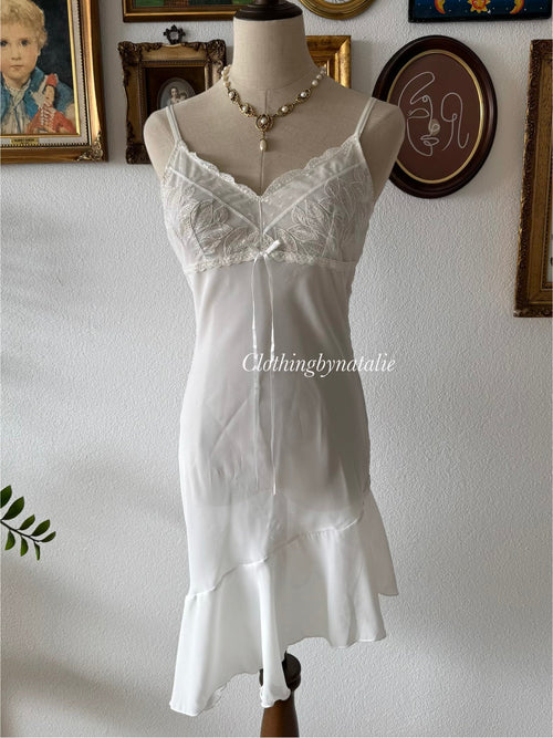 Fairy Chiffon White Slip Size S