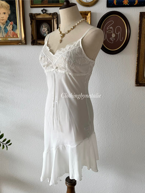 Fairy Chiffon White Slip Size S