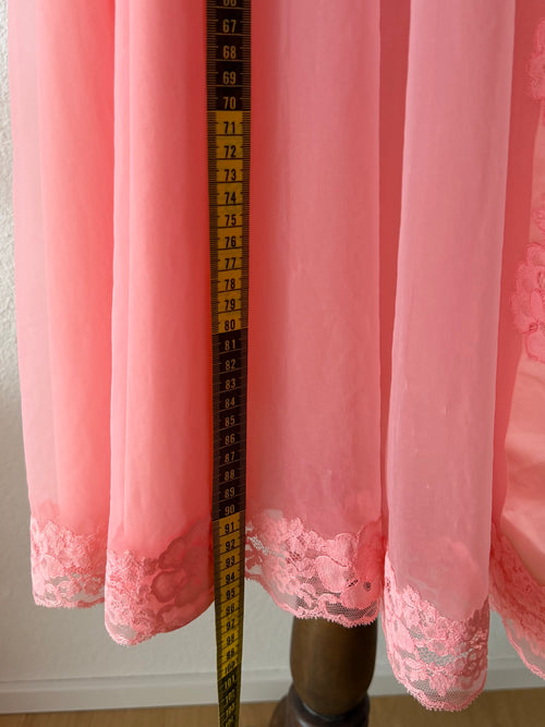 Shadowline Pink Nylon Nightgown size M/small L