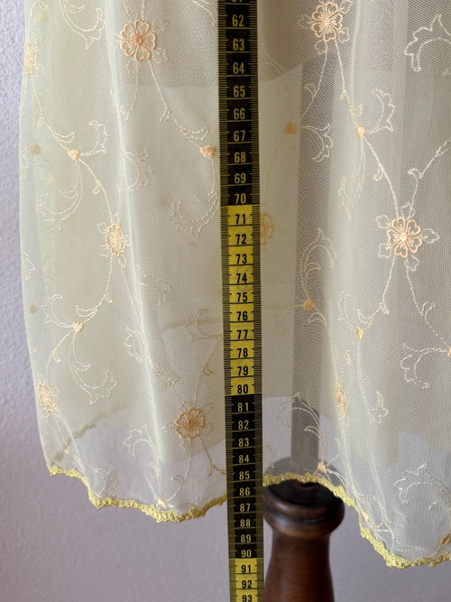 Embroidery Green Mesh Babydoll size S/M