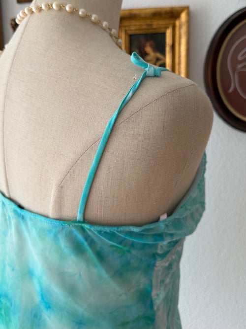 Y2K Fairy Green Chiffon Cami size S/M