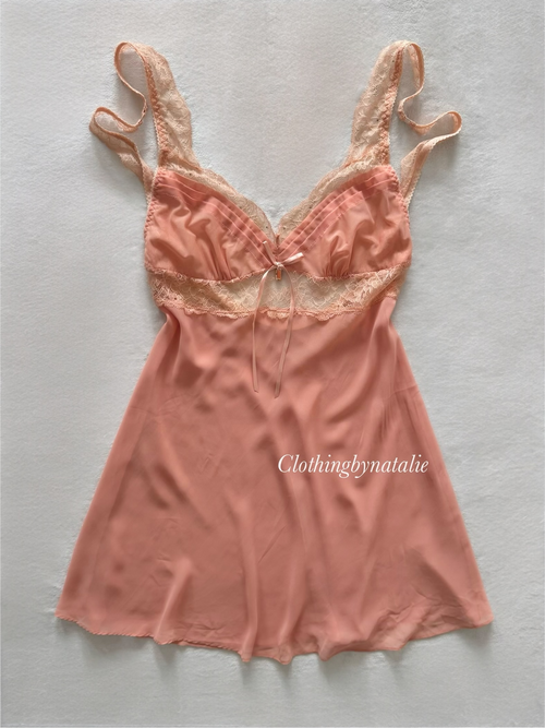Fairy Orange Chiffon Slip Size S