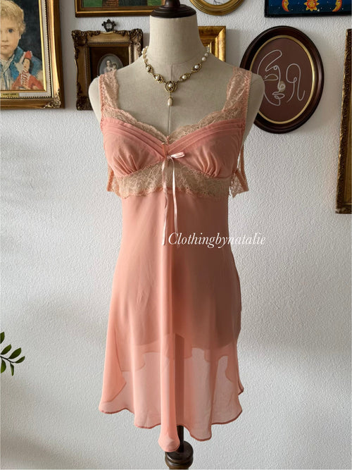Fairy Orange Chiffon Slip Size S