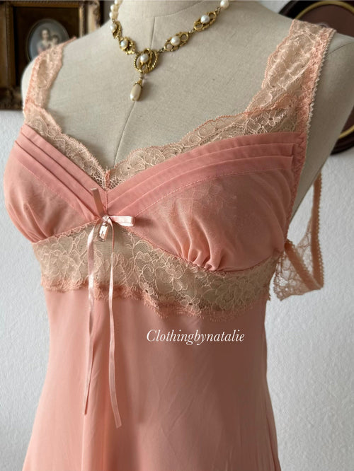Fairy Orange Chiffon Slip Size S