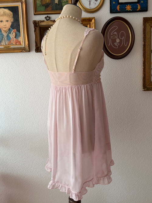 Pink Fairy Chiffon Babydoll size S