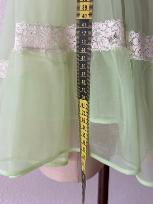 Tosca Green Nylon Babydoll size S/M