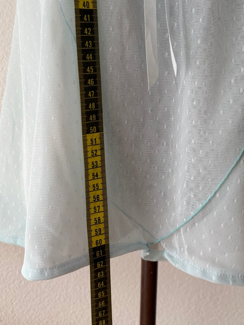Glitter Teal Mesh Cami size M/small L