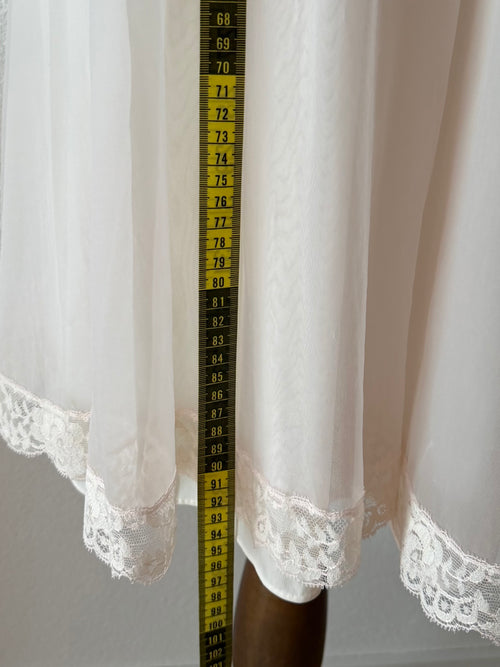 Vintage Pink Nylon Nightgown size S