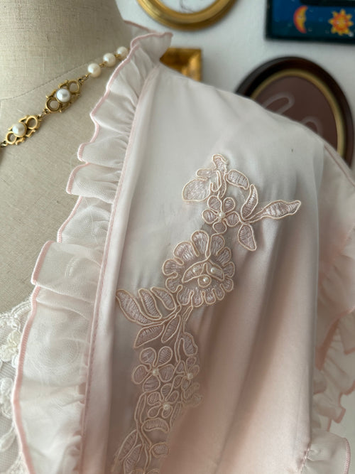 Linea Donatella Pink Peignoir Set size M