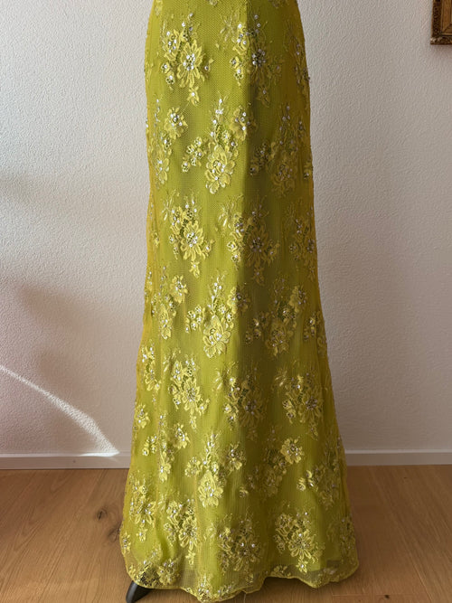 “Idea” Green Maxi Gown size S