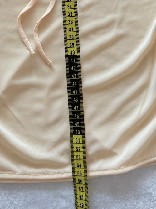 Floral Yellow Nylon Cami Size S