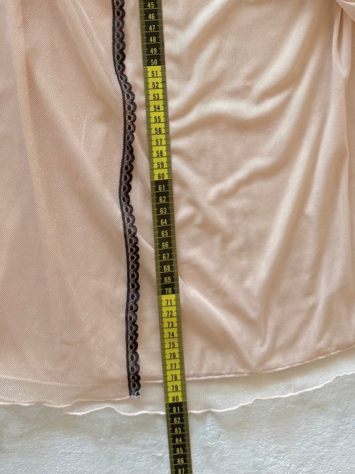 Glitter Sheer Mesh Babydoll Size S/M