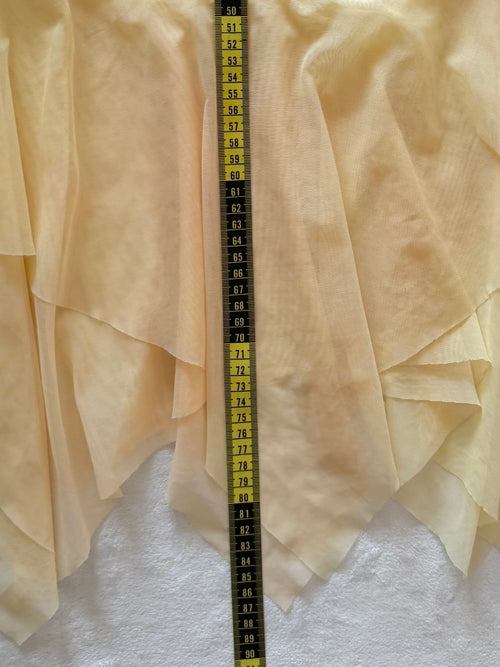 Fairy Yellow Mesh Babydoll Size S