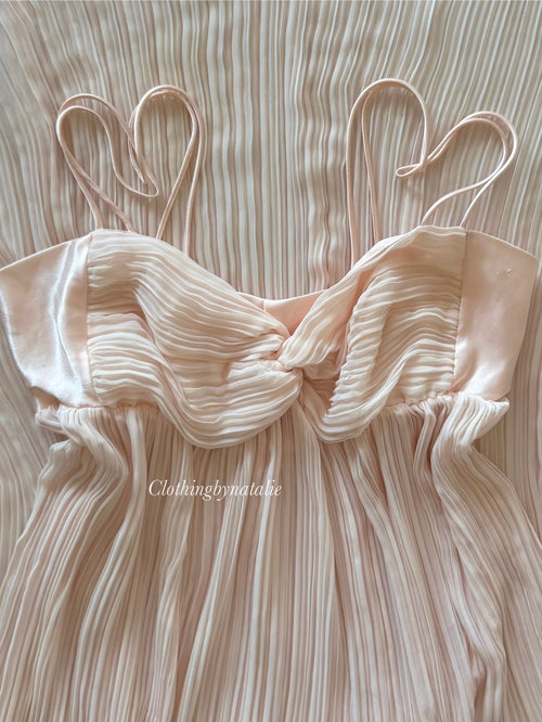 Flora Nikrooz Pleated Chiffon Slip Size S