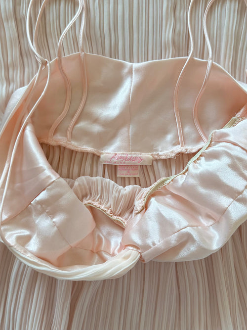 Flora Nikrooz Pleated Chiffon Slip Size S