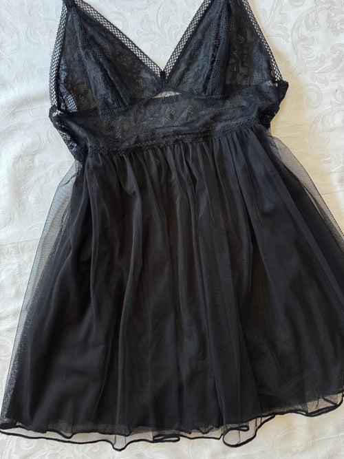 EB Black Lace Babydoll (S/M)