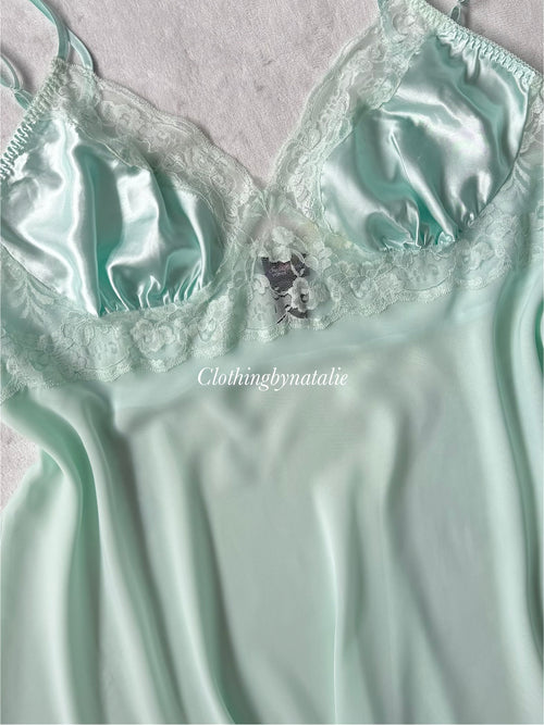 Secret Treasure Teal Chiffon Babydoll size XL