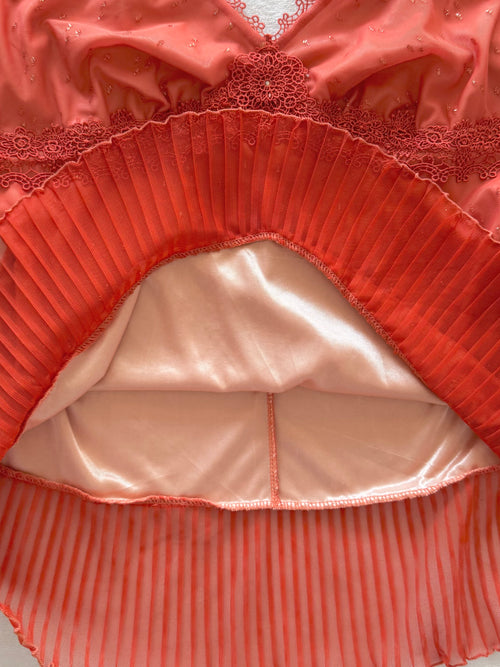 Y2K Glitter Mesh Cami Size S