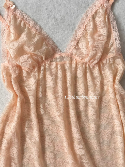 Orange Lace Mini Dress size S