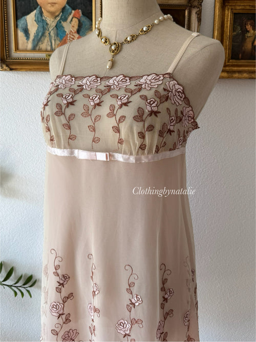 Floral Lace Slip Dress Size S