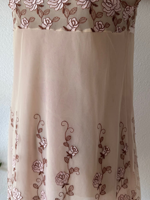 Floral Lace Slip Dress Size S