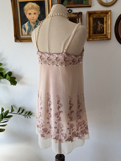 Floral Lace Slip Dress Size S