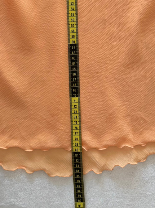 Orange Chiffon Slip Size S