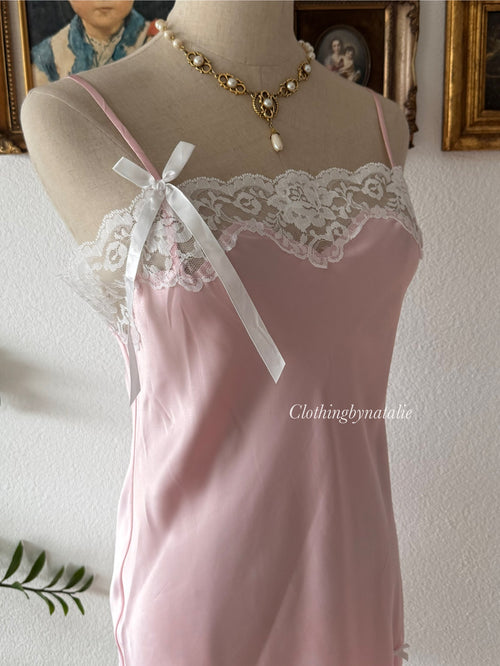 Victoria’s Secret Pink Satin Mini Dress Size S