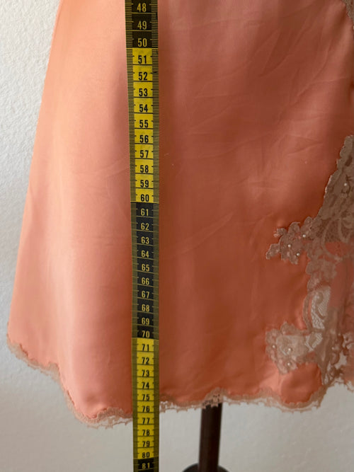 VS Orange Satin Mini Dress size S/M