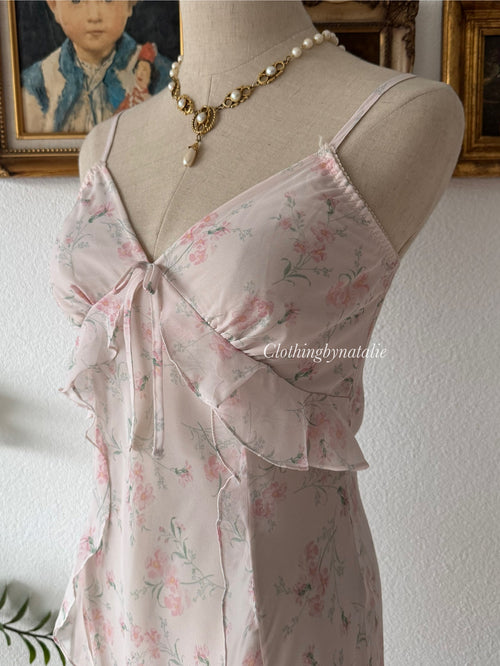 Mini Floral Chiffon Slip Size S