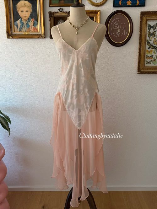 Fairy Orange Brocade Slip Size S/small M